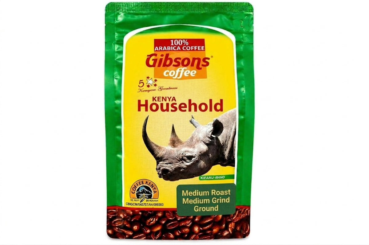 Gibsons Kenya Household Medium Roast Medium Grind Ground Coffee 400g
