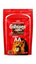 Gibsons Kenya AA Dark Roast Fine Grind Ground Coffee 400g