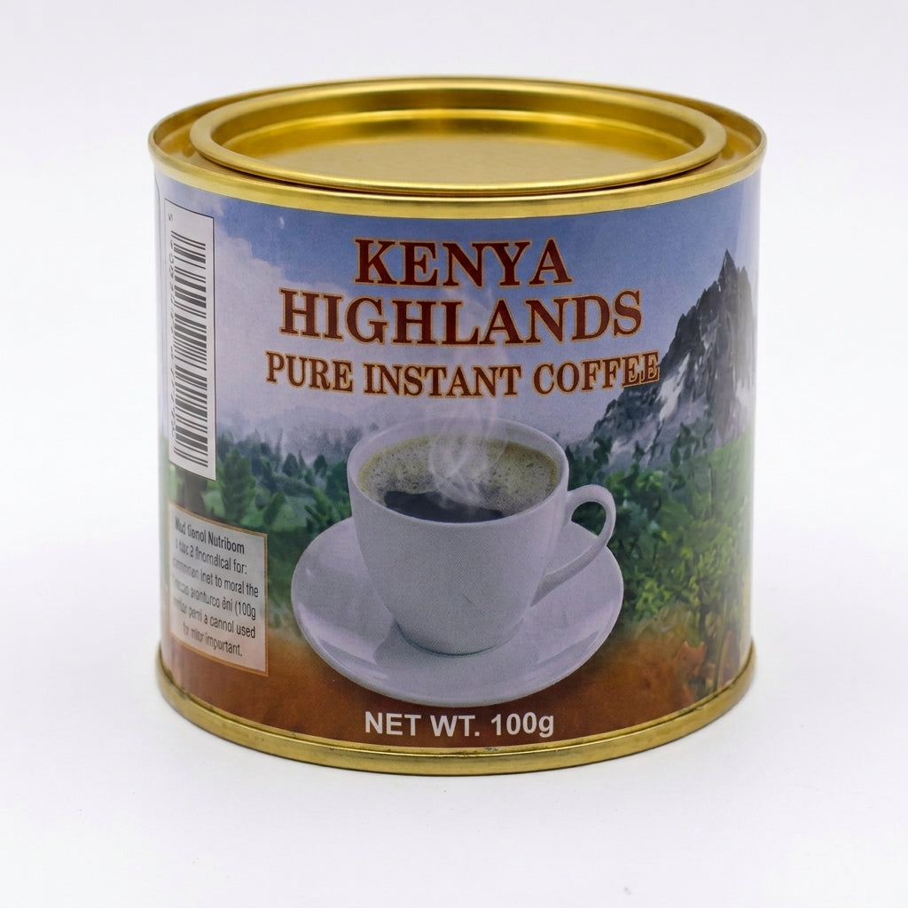 KENYA HIGHLANDS PURE INSTANT COFFEE 100G
