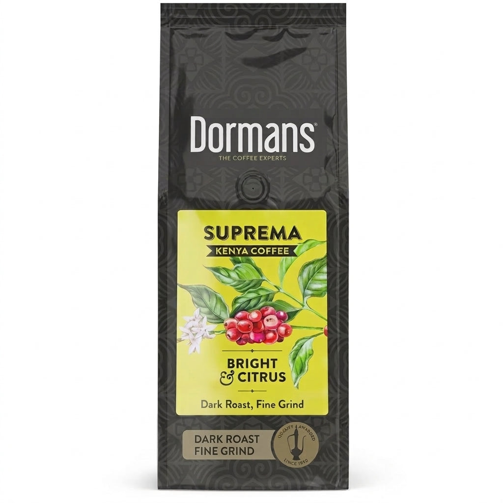 Dormans Suprema Kenya Coffee, Dark Roast, Fine Grind 375g