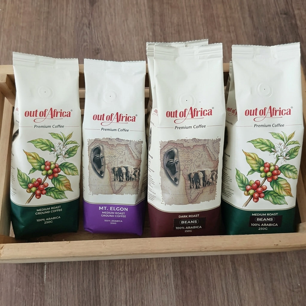 Buy 2 Get 1 Free - 2-250g Medium Roast + 250g Dark Roast Coffee Beans Bundle