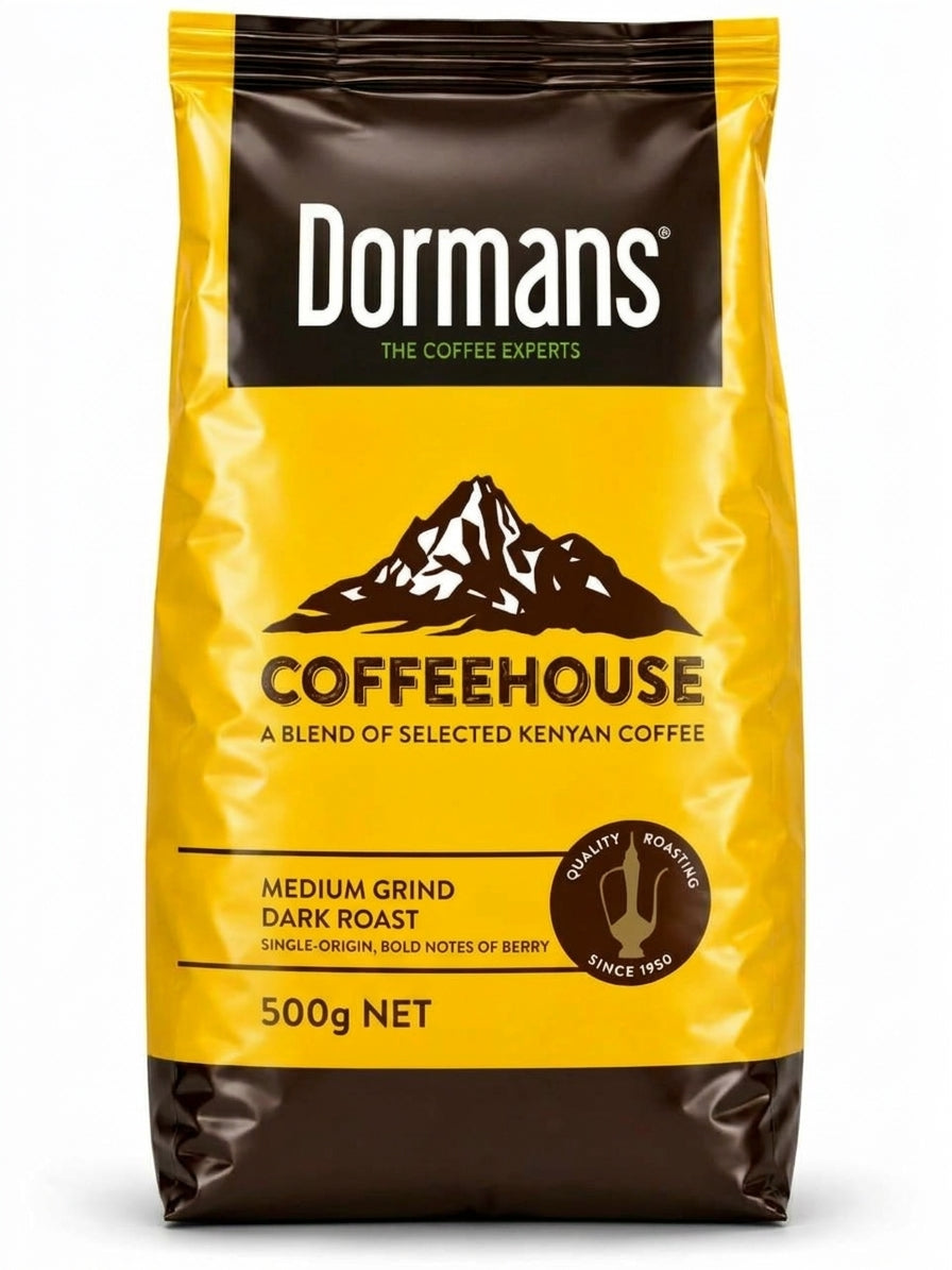 Dormans Coffee House Dark Roast, Medium Grind 500g