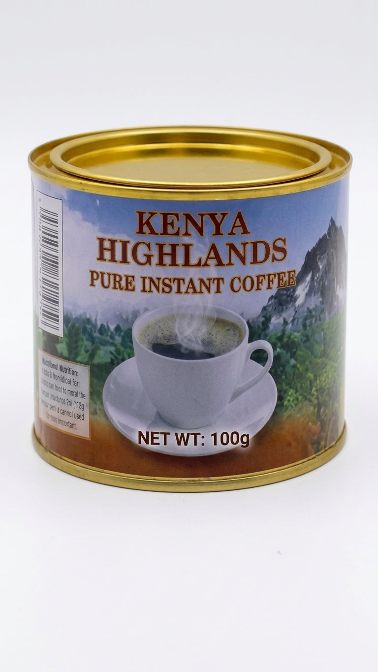 KENYA HIGHLANDS PURE INSTANT COFFEE 100G