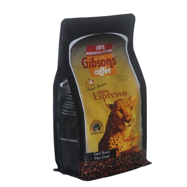 Kenyan coffee beans with caramel and smoky notes