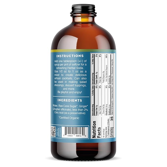 Ginger Simple Syrup - Organic