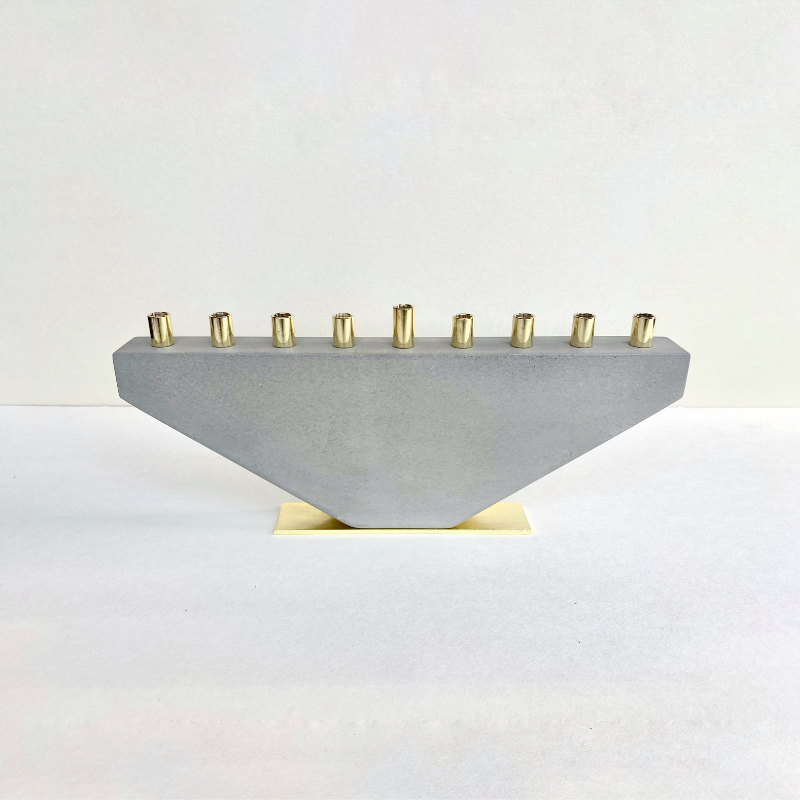 Modern Concrete Design for Hanukkah - Fancy Lady Series