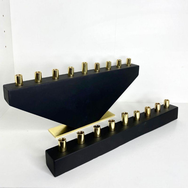 Modern Concrete Design for Hanukkah - Fancy Lady Series