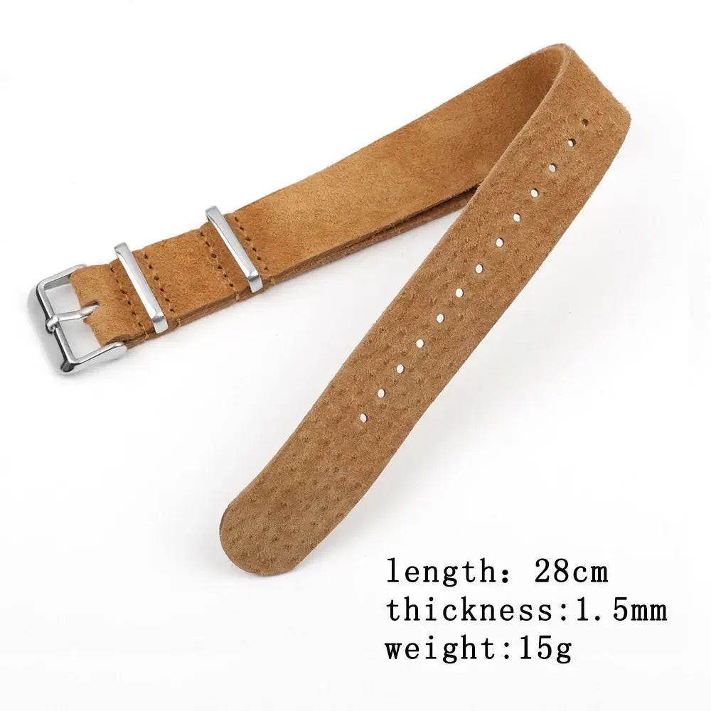 Samsung Galaxy Watch Suede Leather Strap - Soft and Stylish