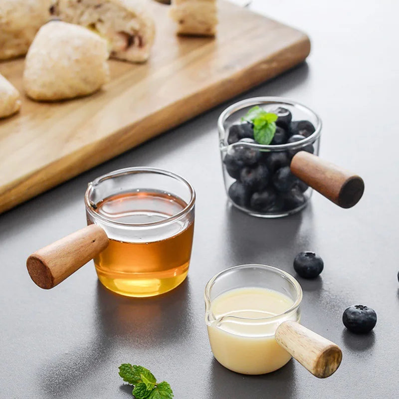 DecorBites™ Glass Sauce Dish with Handle
