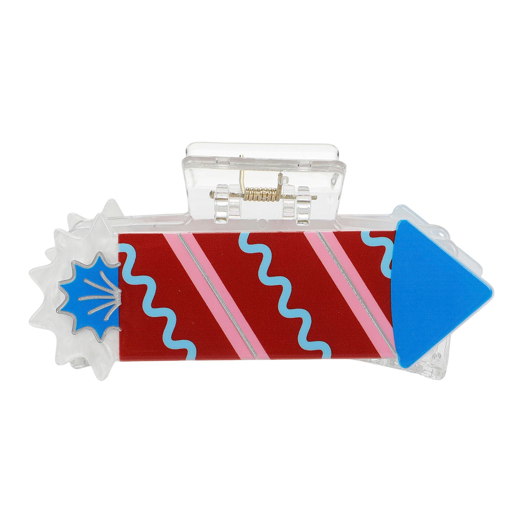 Firework Hair Claw Clip