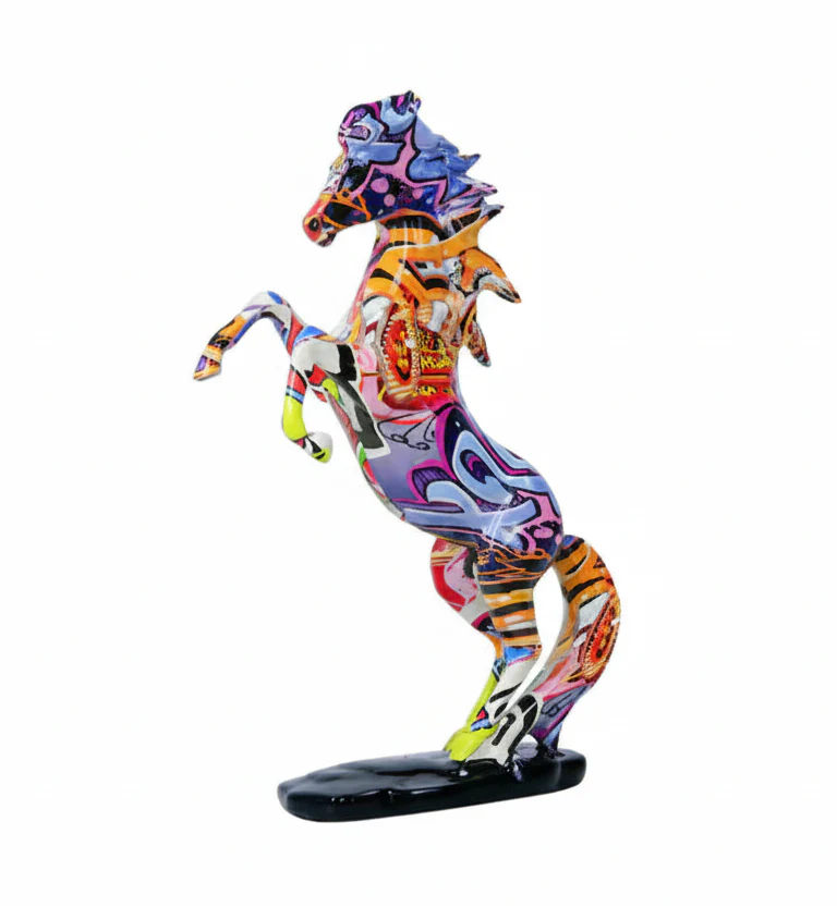 American Colored Graffiti Water Transfer Resin Decor