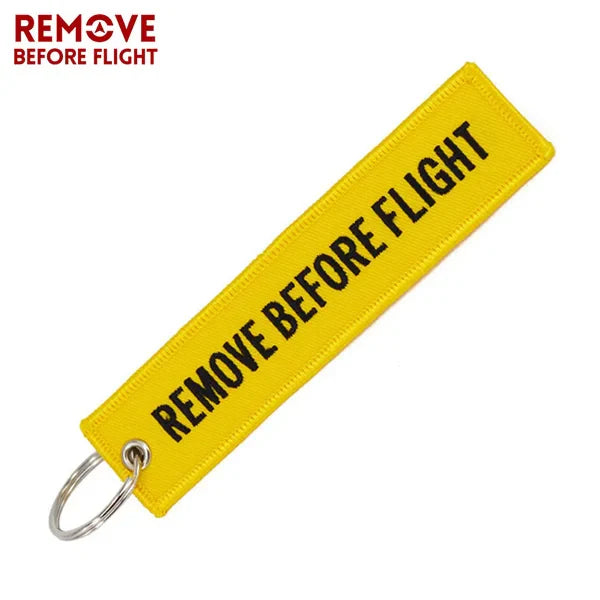 Motorcycle Keychain with Embroidery | Real Men Like Curves Keyring