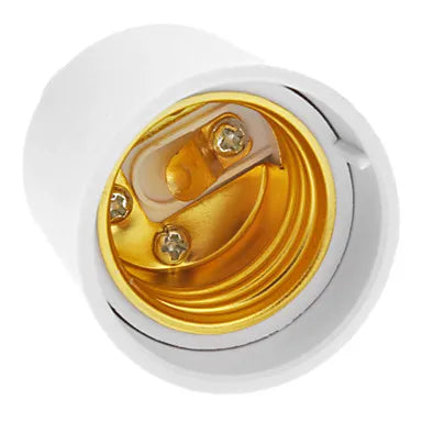 DecorBites™ LED Bulb Holder Socket Converter G24 to E27 Adapter - White