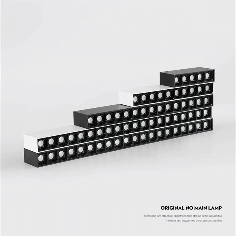 DecorBites™ LED Linear Grille Light: Modern Surface Mount Ceiling Lighting for Home, 110V/220V