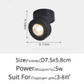DecorBites™ LED Adjustable Angle Spotlight Ceiling Lights for Background Wall and Aisle