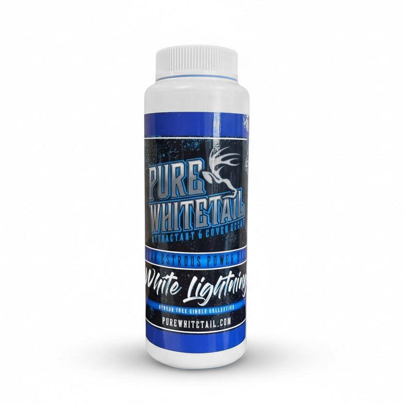 White Lightning Power Dust: Best Doe Estrous Powder for Whitetail Hunting