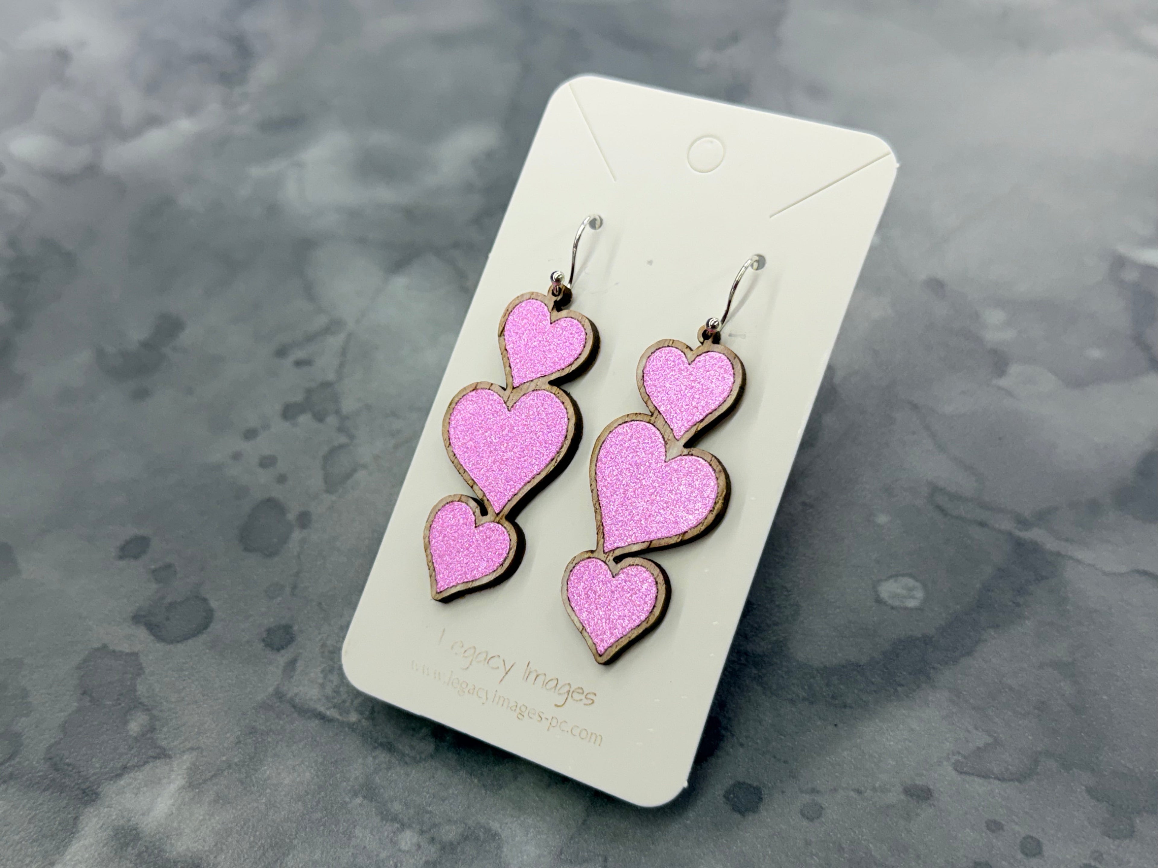 Heart Earrings - Dangles