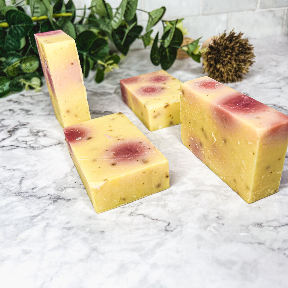 Honeysuckle Rose Petal Soap 4.5oz Organic Cold Pressed Handmade Fragrance