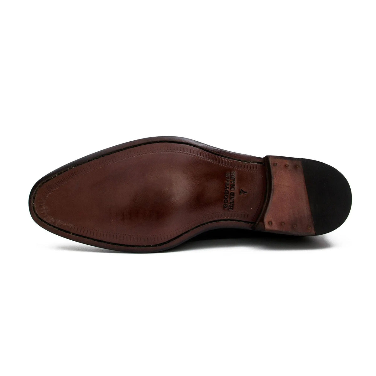 Dark Green Cap-Toe Double Monk Strap Shoes with Glossy Finish