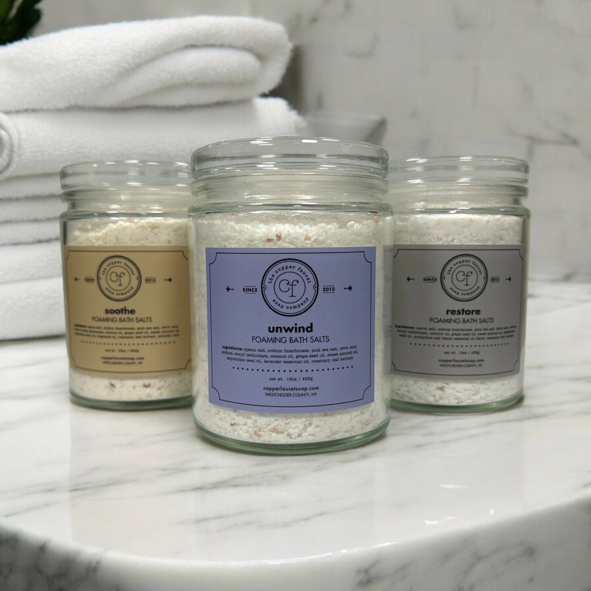 Foaming Bath Salts
