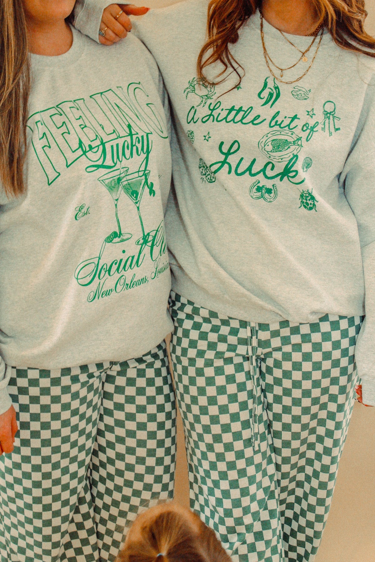 Underground Original Design: A Little Bit of Luck, St Patty's Boxy Cotton Sweatshirt