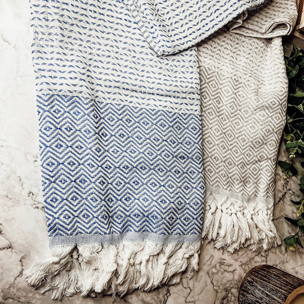 XL Turkish Cotton Towel 200 GSM Oversized Bath Beach Swim Hair Picnic Throw