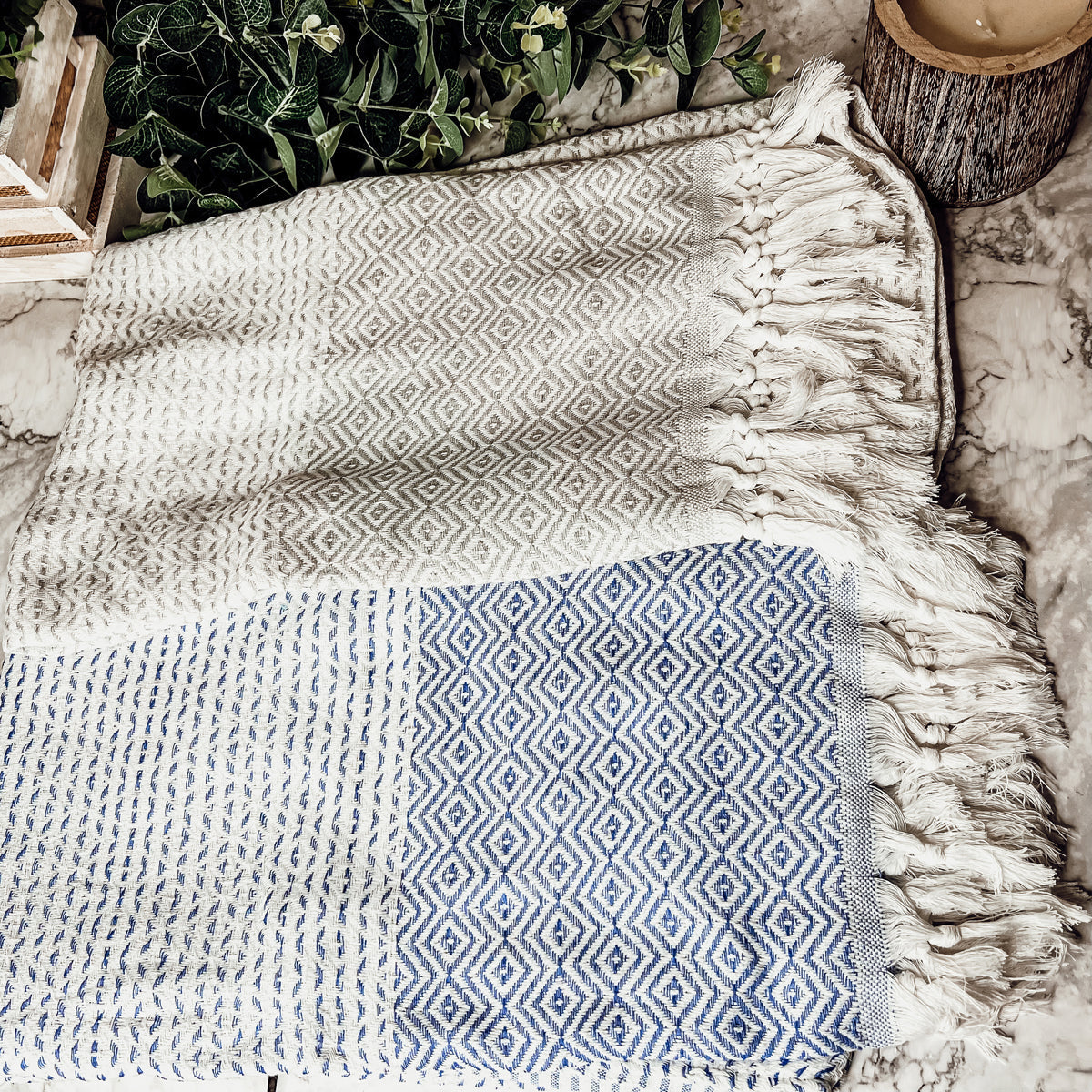 XL Turkish Cotton Towel 200 GSM Oversized Bath Beach Swim Hair Picnic Throw