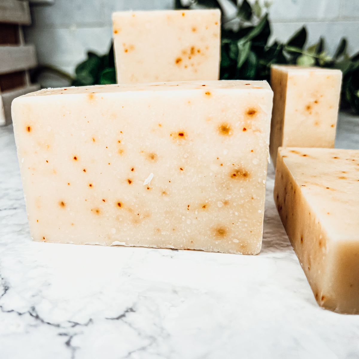 Natural Olive Pomace Carrot Sunflower Citrus Moisturizing Soap Bar Handmade