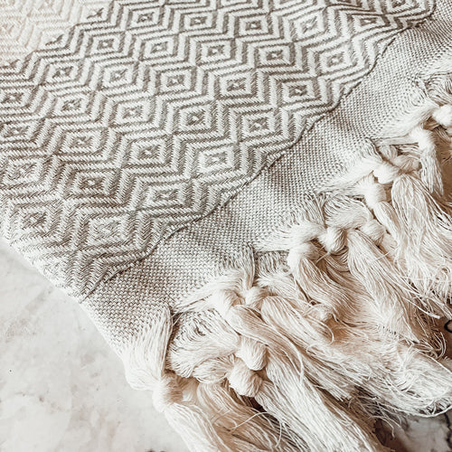 XL Turkish Cotton Towel 200GSM Oversized Bath, Pool, Hair and Picnic Towel