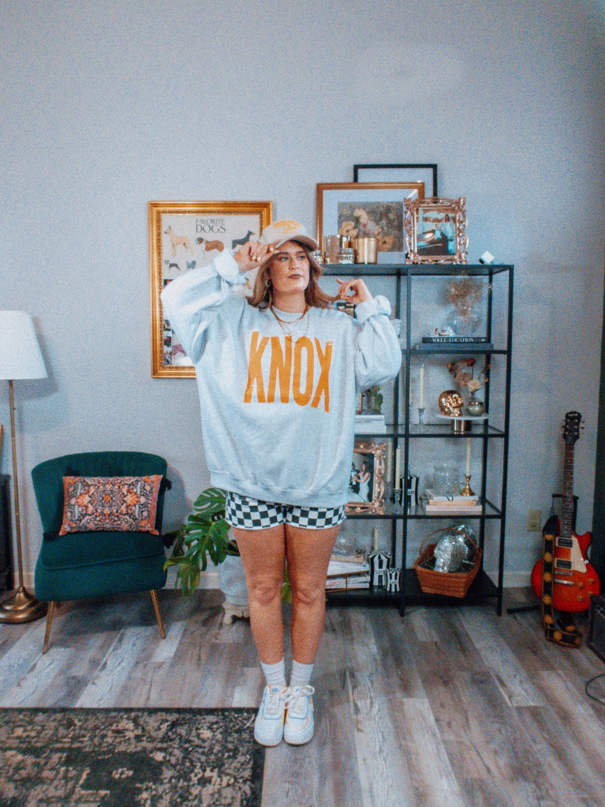 Underground Original Design: KNOX (Orange) Tennessee Boxy Cotton Sweatshirt