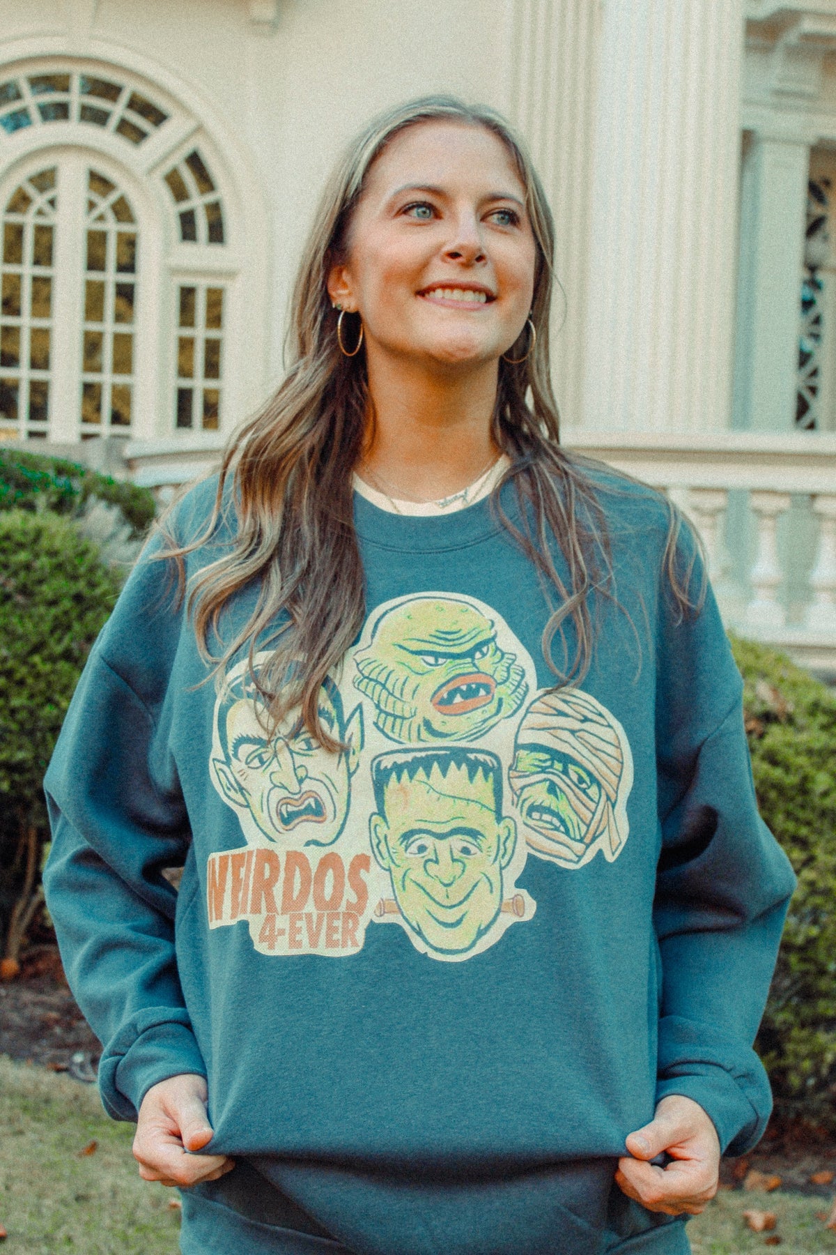 Underground Original Design: Weirdos 4 Ever Relaxed AS Garment Dyed Sweatshirt