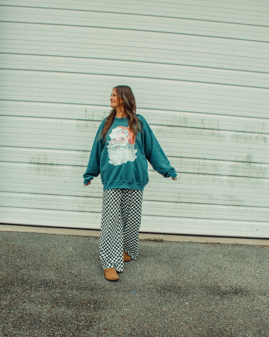 Underground Original Design: Retro Santa Boxy Cotton 90's Sweatshirt
