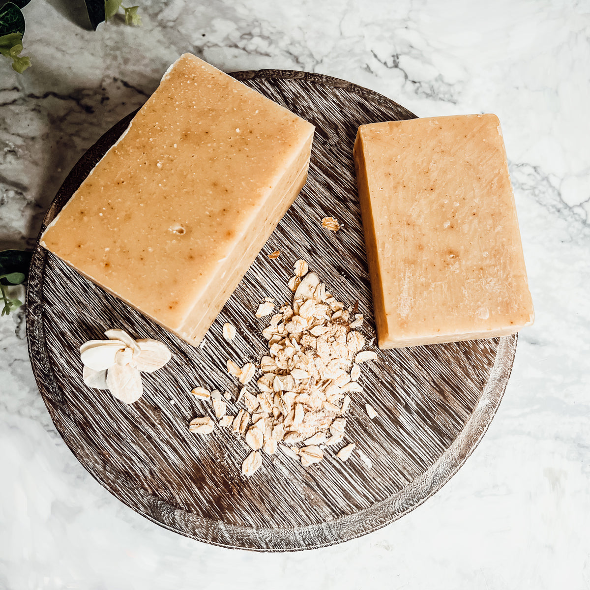 Oatmeal Spice Soap Bar - Gentle Sweet Oatmeal Scent, Mild Fall Fragrance