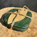 Jade Coasters, Set of 4