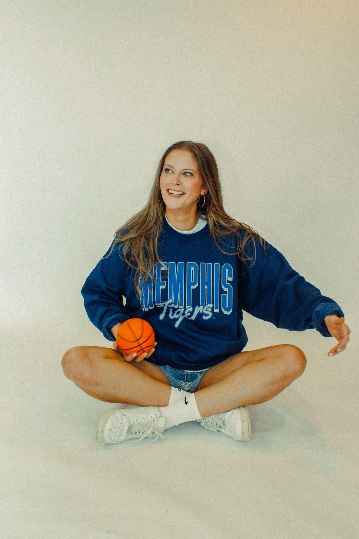 Underground Original Design: Memphis Tigers, Game Day Boxy Cotton Sweatshirt
