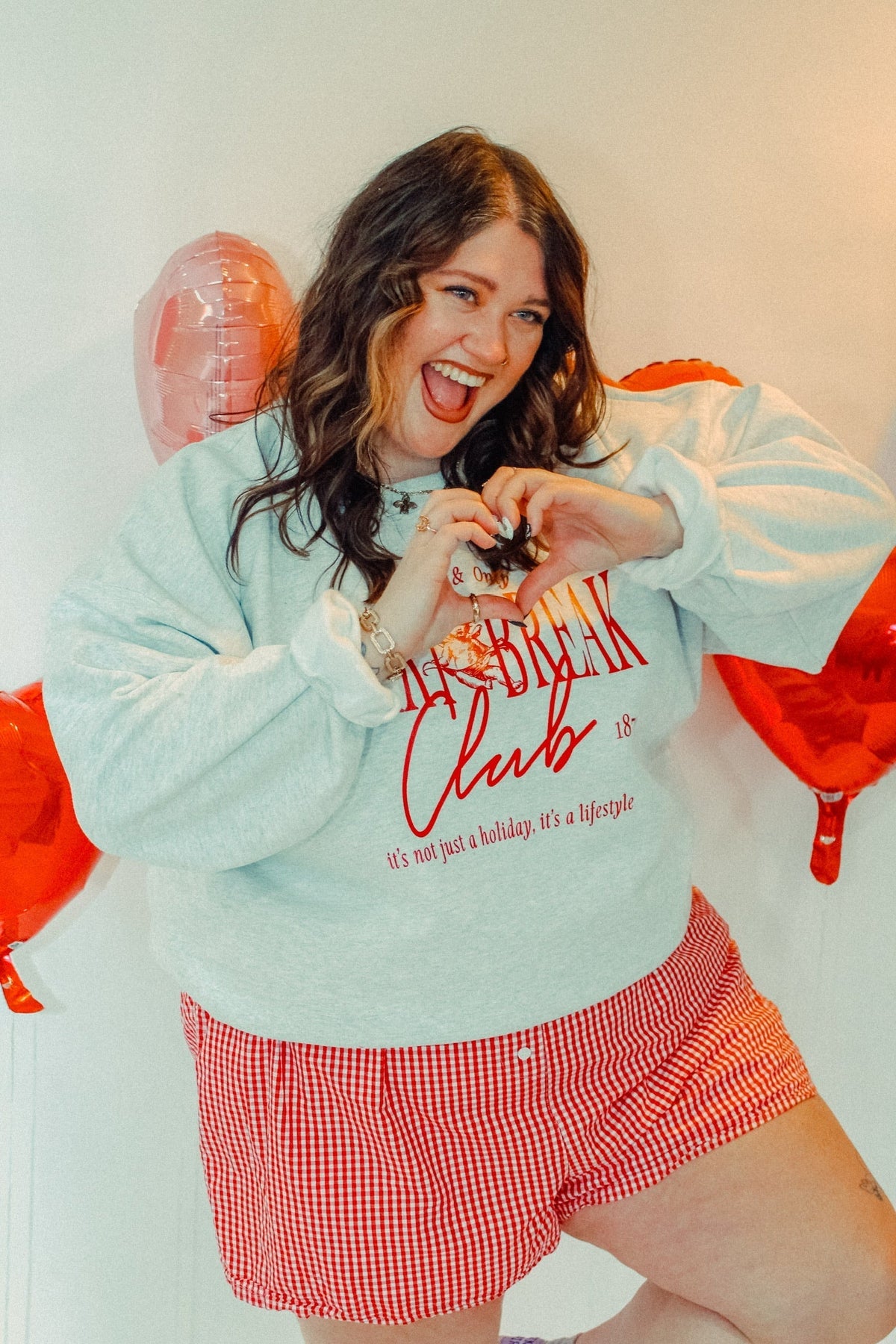 Underground Original Design: Heart Beak Club Boxy Cotton Sweatshirt