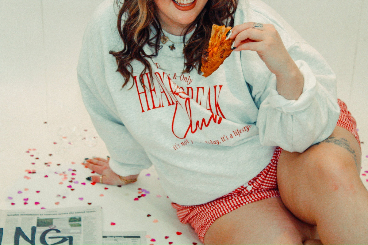 Underground Original Design: Heart Beak Club Boxy Cotton Sweatshirt