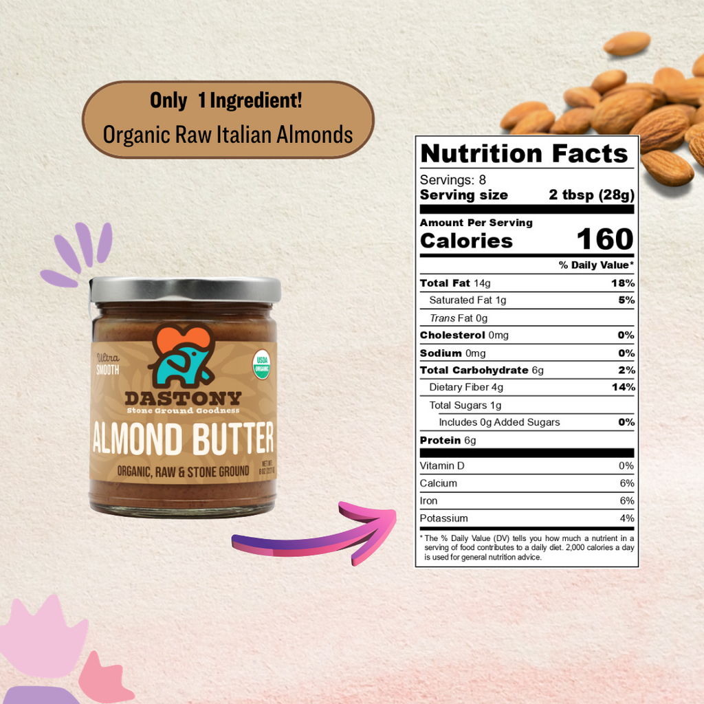 Organic Raw Almond Butter