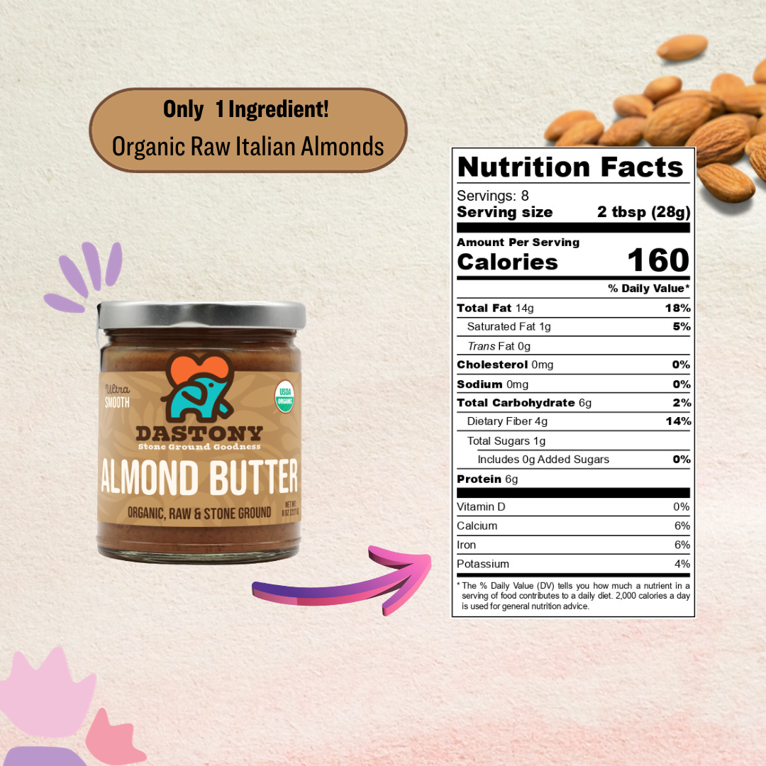 Organic Raw Almond Butter