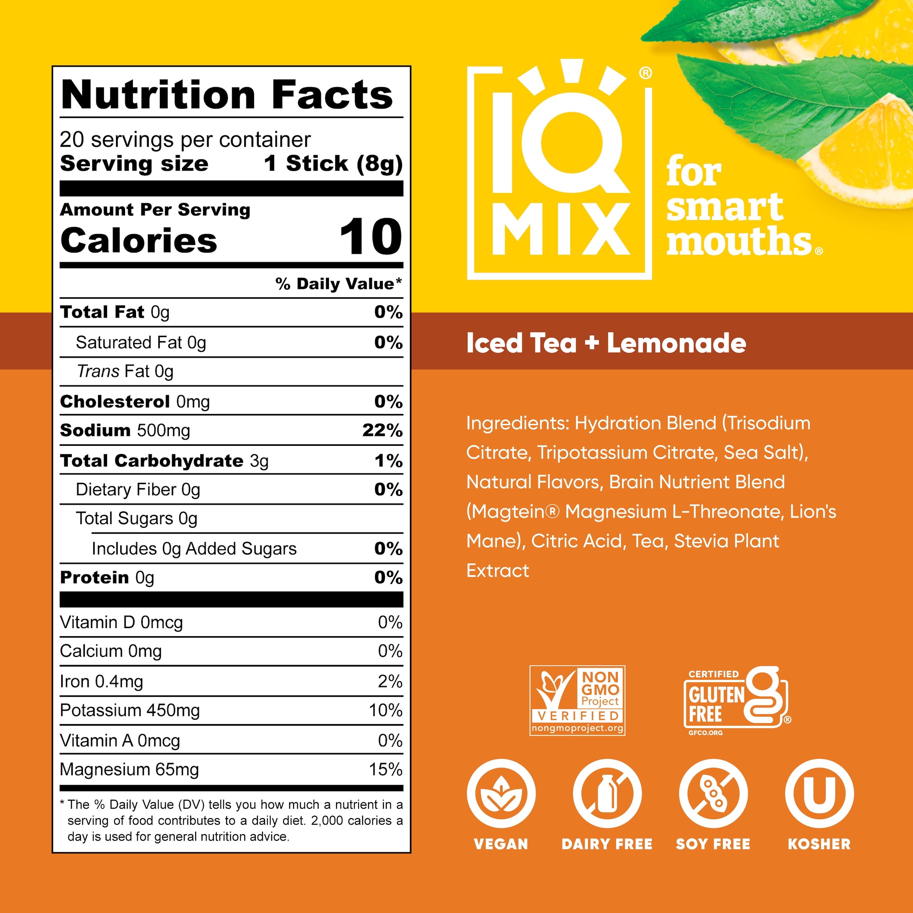 Iced Tea + Lemonade (20 Sticks)