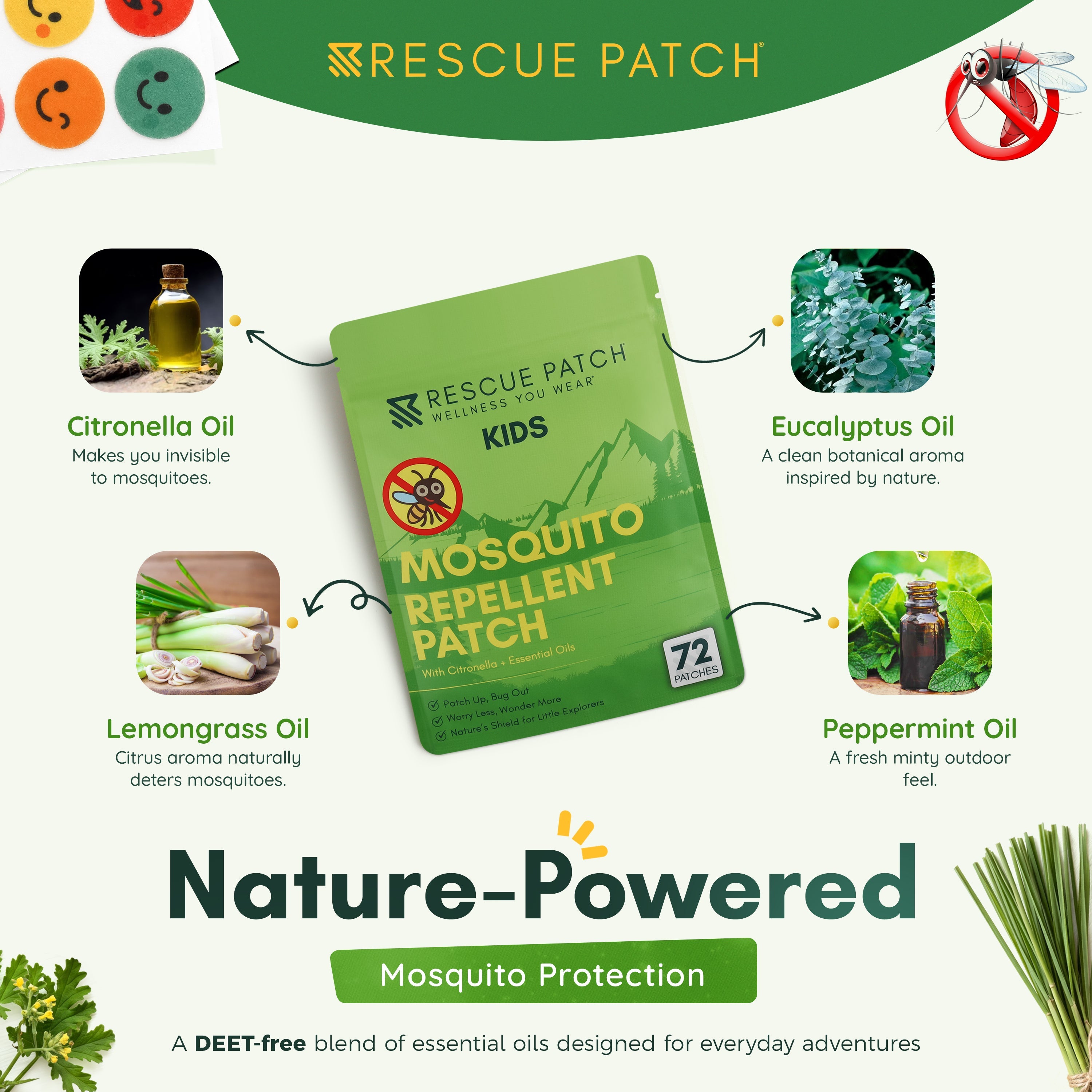 Mosquito Repellent Patch for Kids