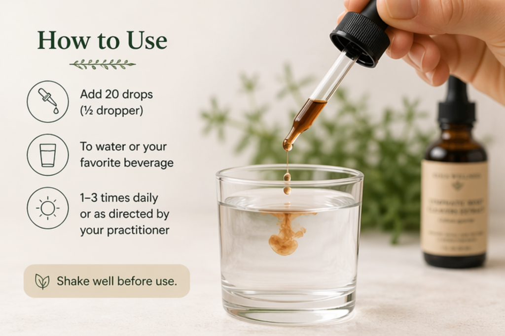 Lymphatic Reset — Cleavers Tincture | Organic Herbal Lymphatic Support