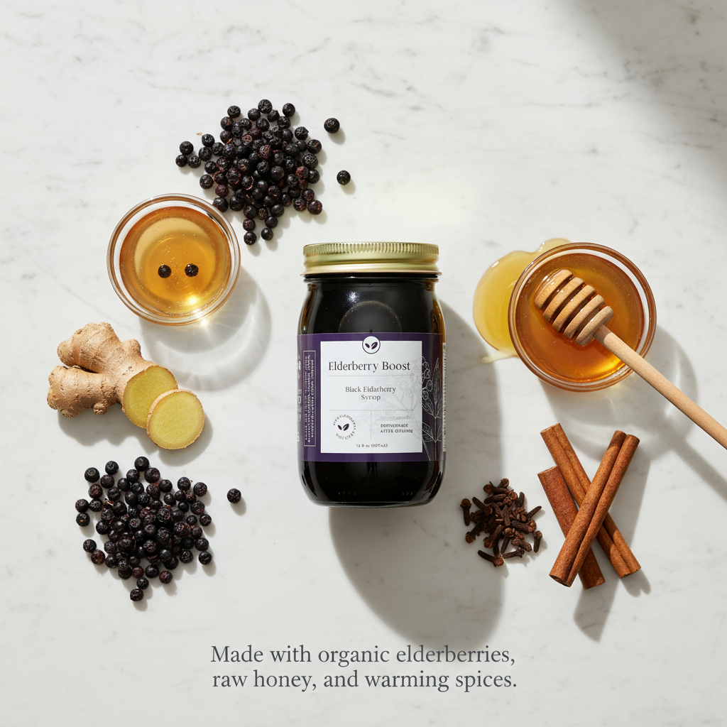 All Natural Elderberry Boost (16 oz)