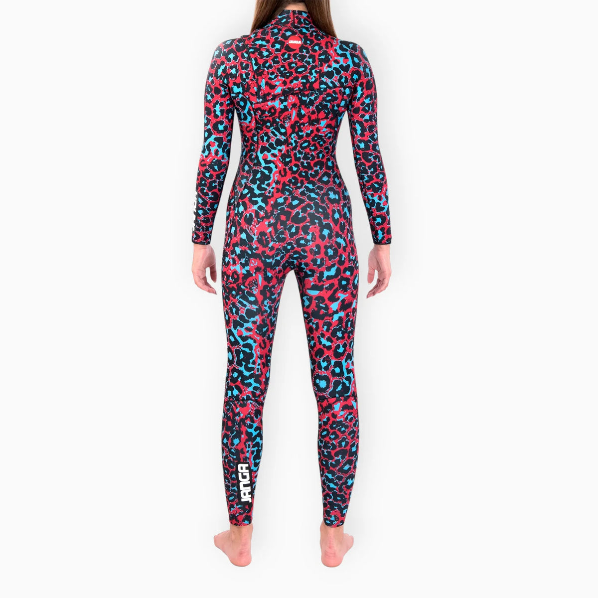 JANGLE Red Leopard Fullsuit 4/3