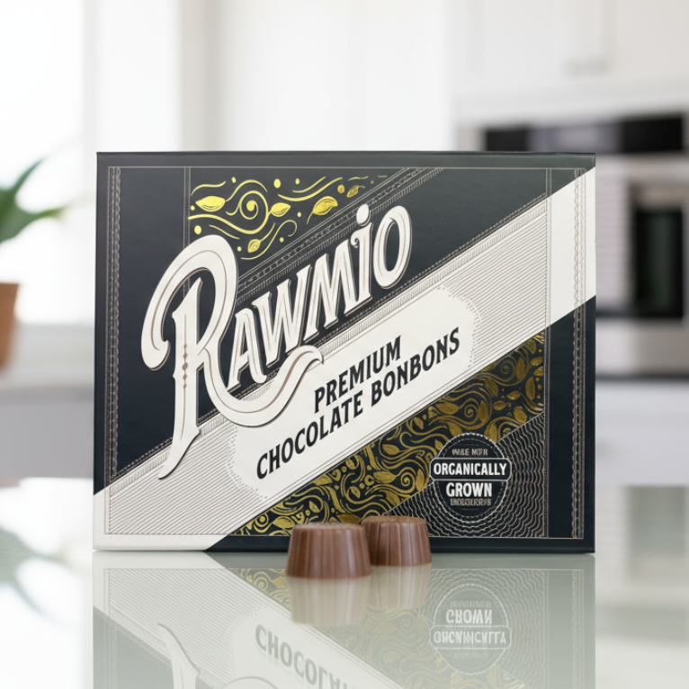 Rawmio 70% Dark Chocolate Bon Bons, 24ea