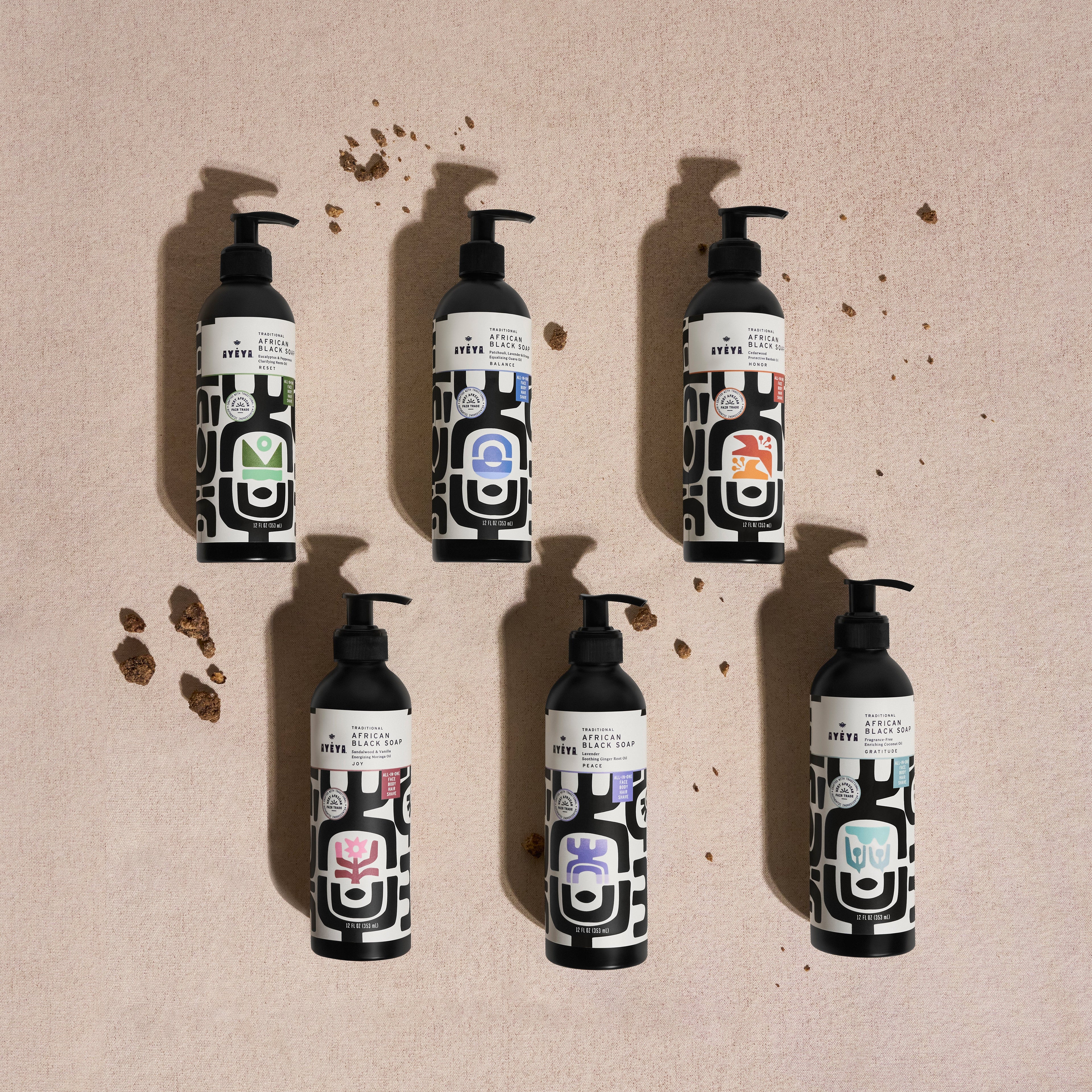 Traditional African Black Liquid Soap <br> Peace