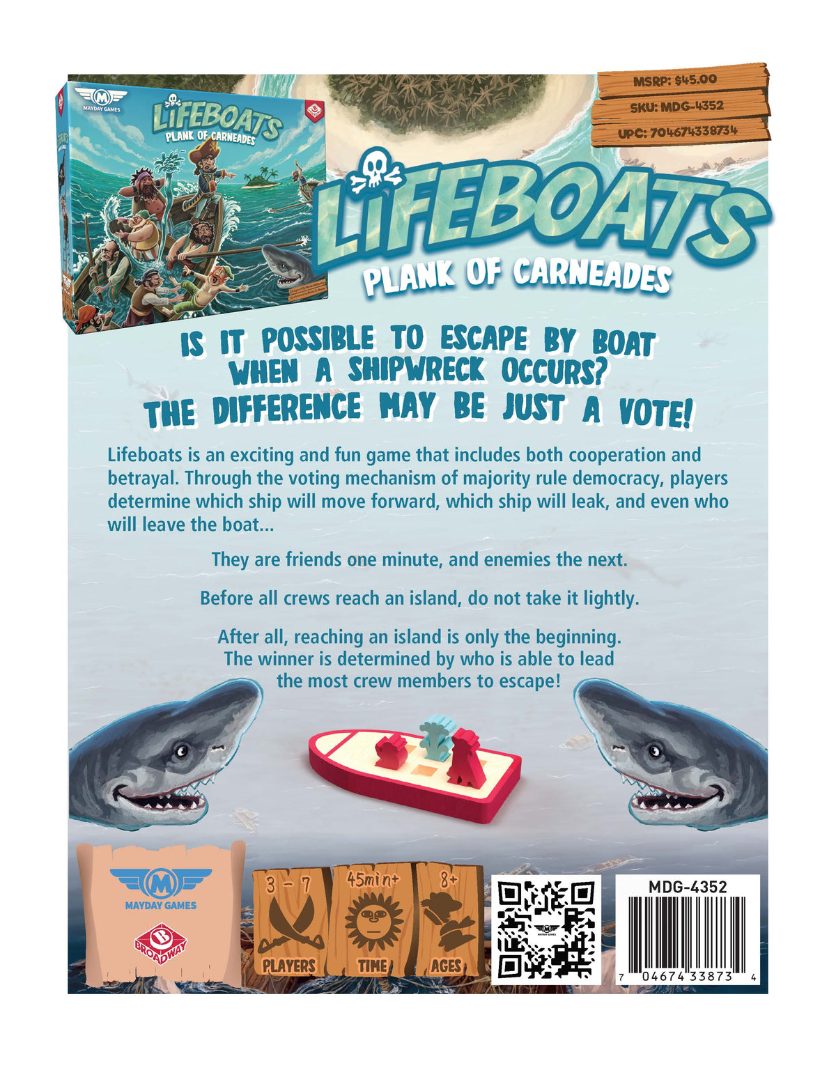 LIFEBOATS “PLANK OF CARNEADES”