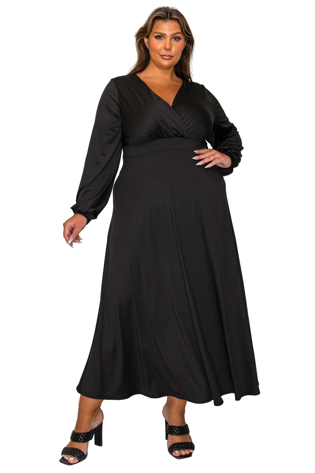 Sophia Surplice Dress