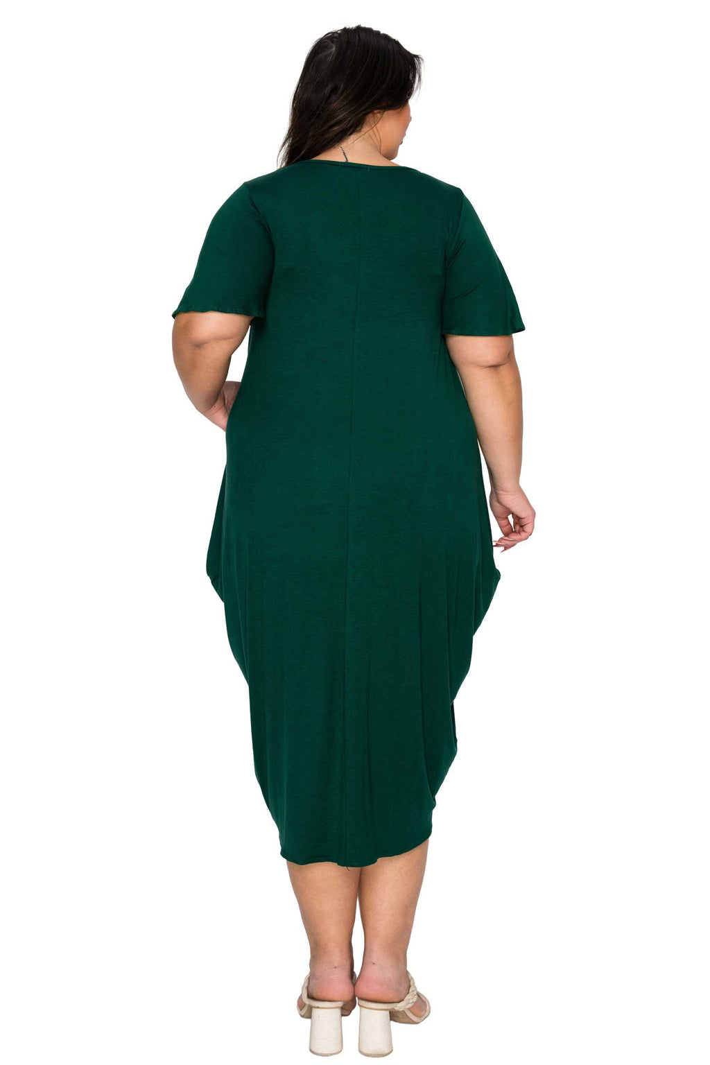 Liz Flutter Sleeve Pocket Dress