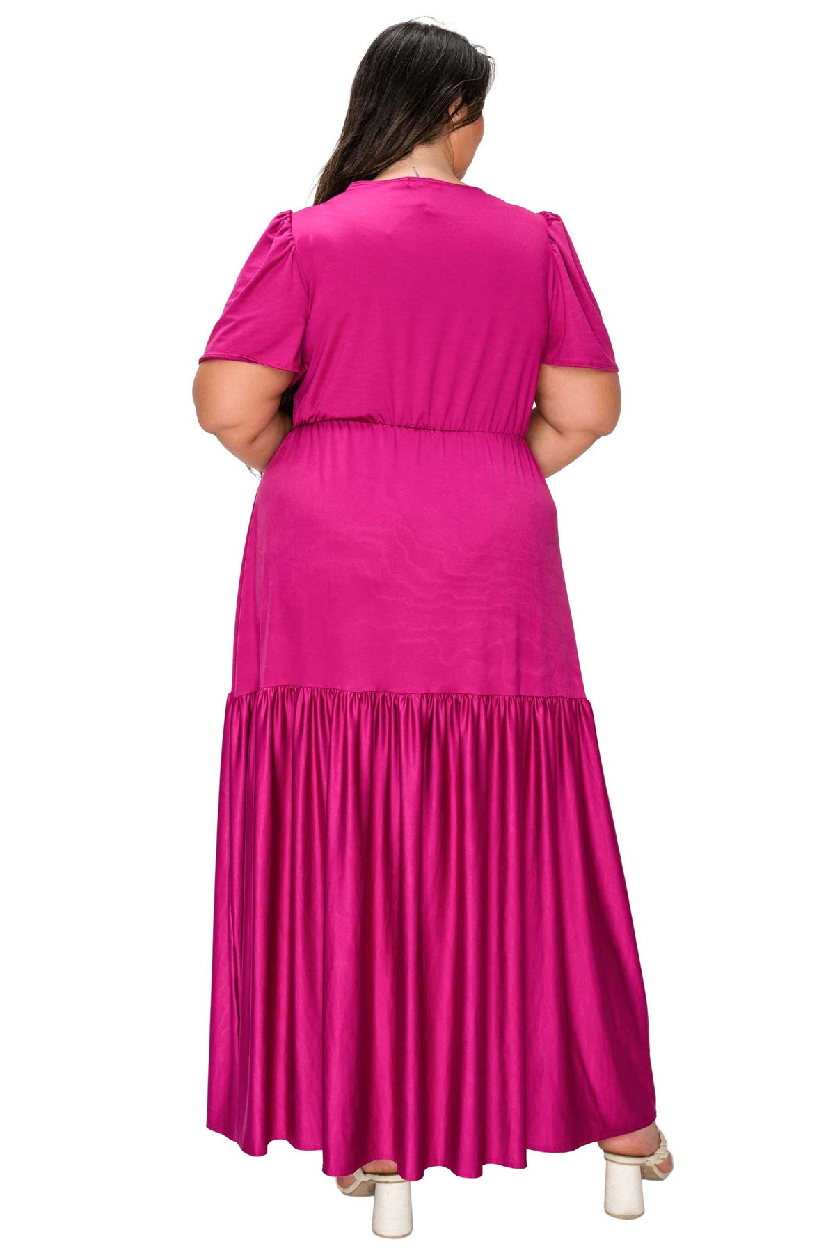 Violetta Tiered Surplice Dress